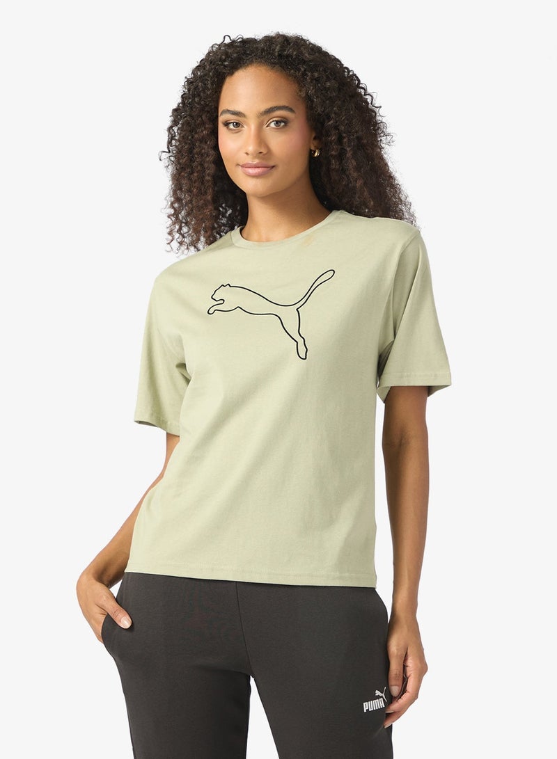 PUMA Her Relaxed Graphic T-Shirt - Image 1